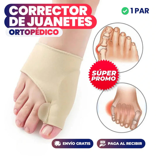 Corrector de Juanetes con almohadilla de gel  (1 par)