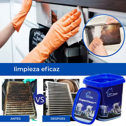 SuperClean™ Limpiador Potente en Pasta restaura y Limpia Olla Multiuso