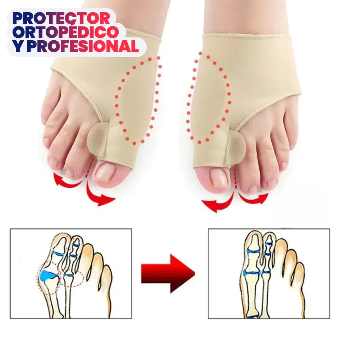 Corrector de Juanetes con almohadilla de gel  (1 par)