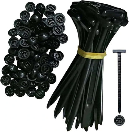 🛠️ Tirrap tipo botones ¡Reparaciones Fáciles y Duraderas! 50 unidades