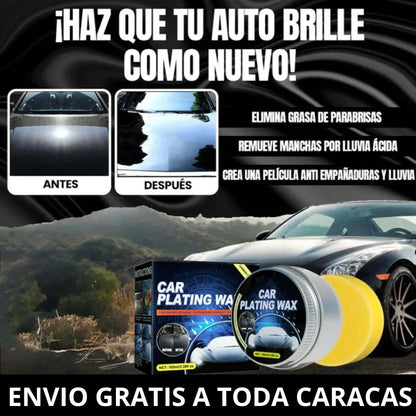 Cera pulidora elimina rayones ultra brillo para carros y motos🌟