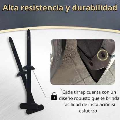 🛠️ Tirrap tipo botones ¡Reparaciones Fáciles y Duraderas! 50 unidades