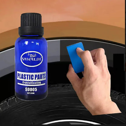 Restaurador de plástico y cuero para carros y motos Envase de vidrio