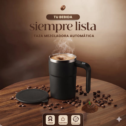 ¡Dile adiós a las cucharillas y a los grumos para siempre! ☕✨ Taza Mezcladora Recargable