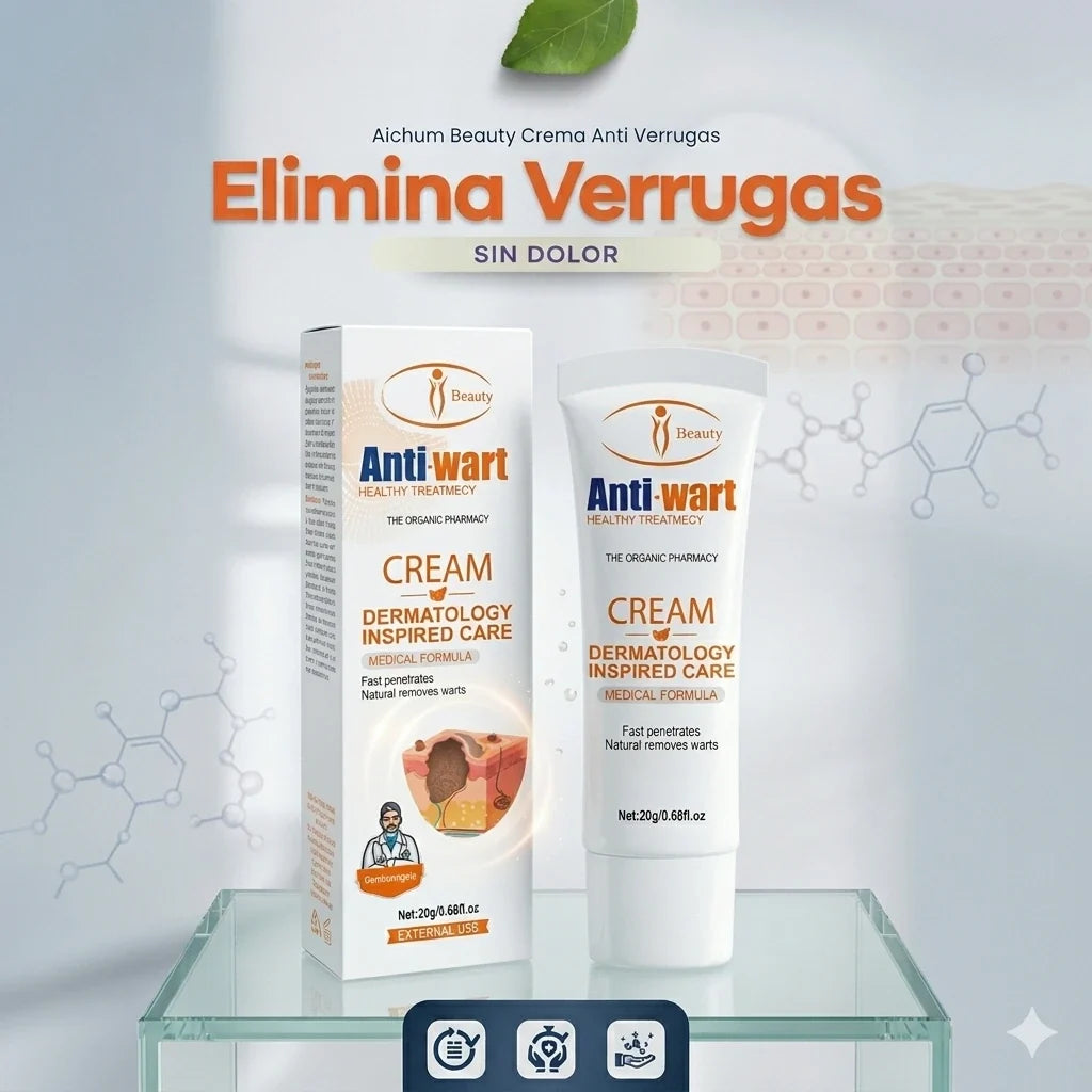 ¡Dile Adios a las Verrugas! ✨Crema Removedor de Verrugas Sin Dolor✨