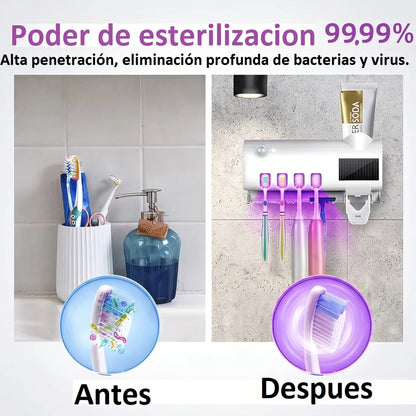 Dispensador de crema con esterilización UV
