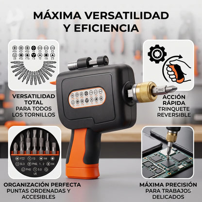 Destornillador Manual 14pz Con Funda🛠️⚡