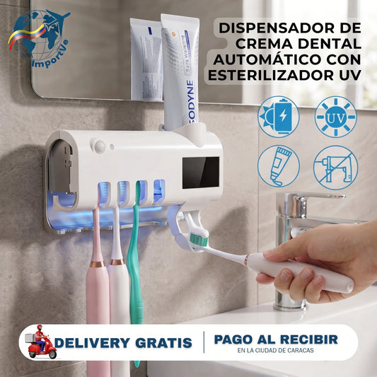 Dispensador de crema con esterilización UV