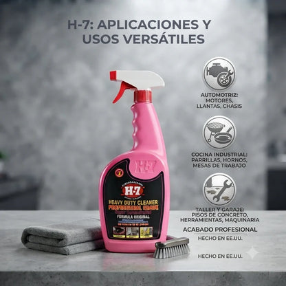 Potente Desengrasante Multiuso H-7®︎