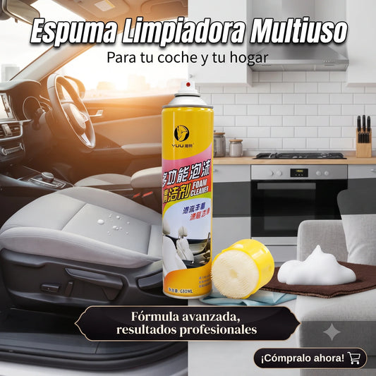 Spray Espuma Multiuso 650ml-libre de tóxicos🍃♻️ + Cepillo