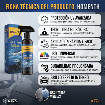 Spray Cerámico Quita Mancha Pulitura  Nano-Tecnología🛡️ 120ml