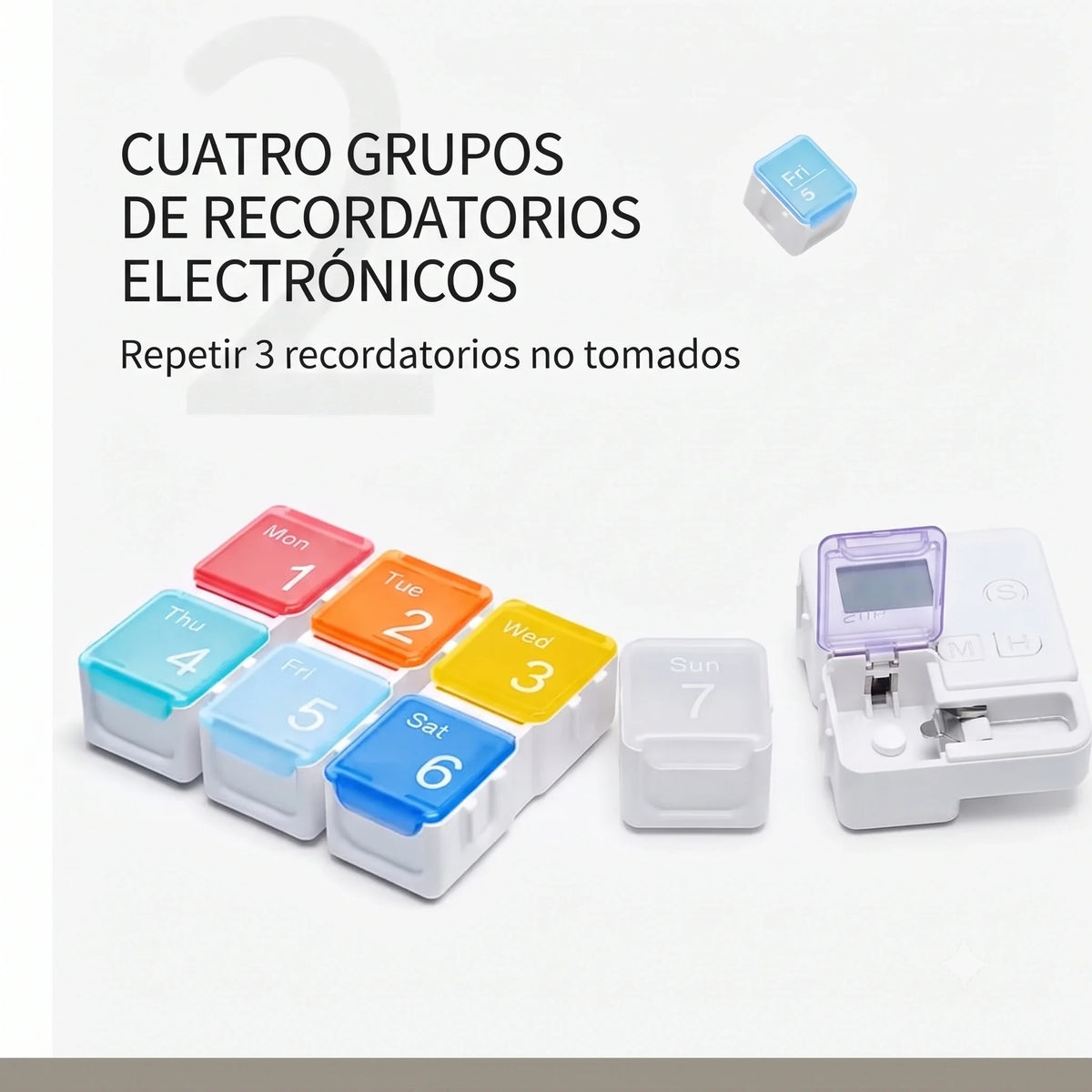 Organizador de Pastilla Inteligente con Alarma®️