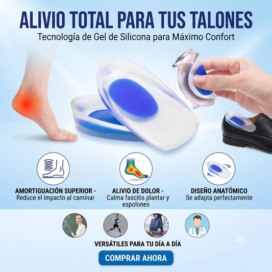 Talonera de Silicona con Gel🦶❤️ (Par)