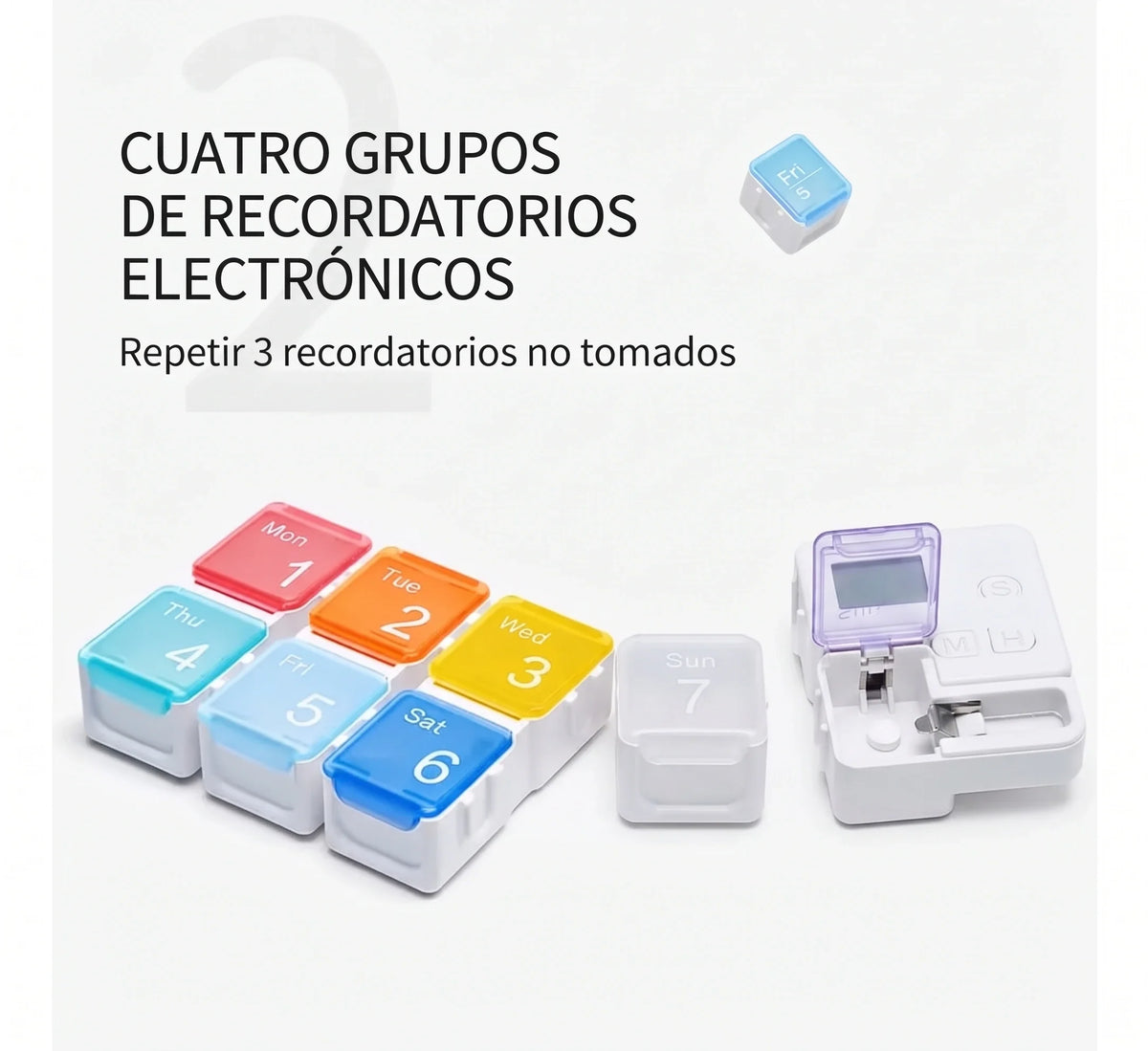 Organizador de Pastilla Inteligente con Alarma®️