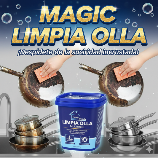 SuperClean™ Limpiador Potente en Pasta restaura y Limpia Olla Multiuso